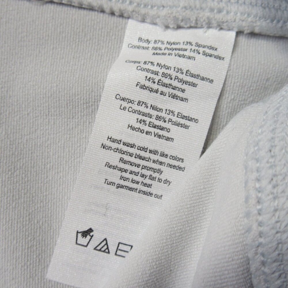 NWT Alo Yoga Moto Legging in Mist Gray Glossy Stretch Workout S $110 - Picture 5 of 6